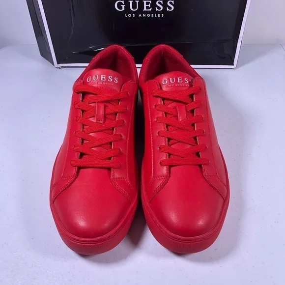 GUESS Red Batrix Sneakers Shoes