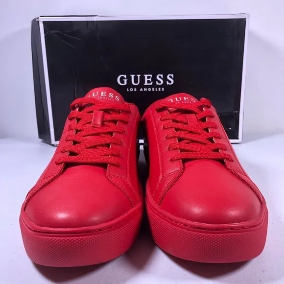 GUESS Red Batrix Sneakers Shoes