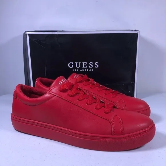 GUESS Red Batrix Sneakers Shoes