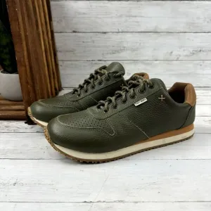 Hari Mari Men Green Retro Runner Sneakers Size‎ 10 Casual Shoes Trainers