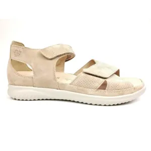 Hartjes 112032 Women Beige Suede Velour Breeze 2 Romer Sandals Size 38 US 7-7.5
