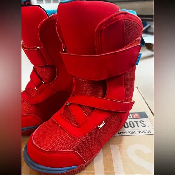 Head Toddler Kids Snow Boots w Velcro size 11/13 - like new