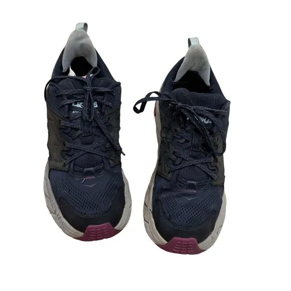 Hoka One One Anacapa Breeze Low Shoes Sneakers Blue Black Size US 10.5