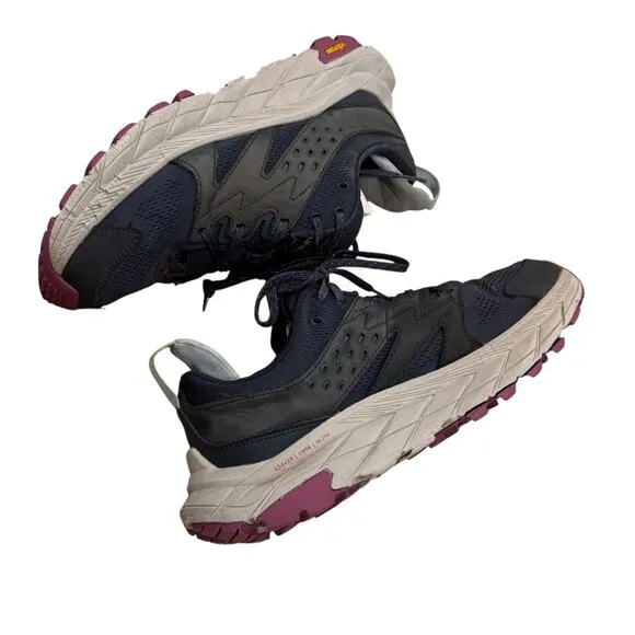 Hoka One One Anacapa Breeze Low Shoes Sneakers Blue Black Size US 10.5