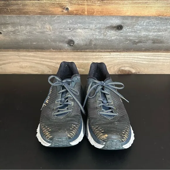 Hoka One One Arahi Men Running Shoes Black Gray 9 Athletic Trainers Sneakers