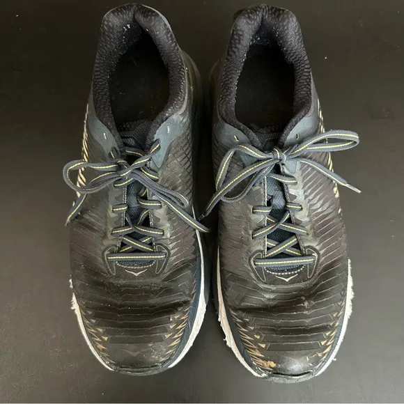 Hoka One One Arahi Men Running Shoes Black Gray 9 Athletic Trainers Sneakers