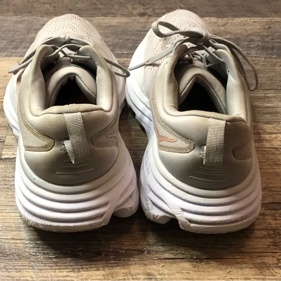 HOKA One One Bondi 8 Running/Walking Shoes Harbor Mist/Lunar Walk Size 9B