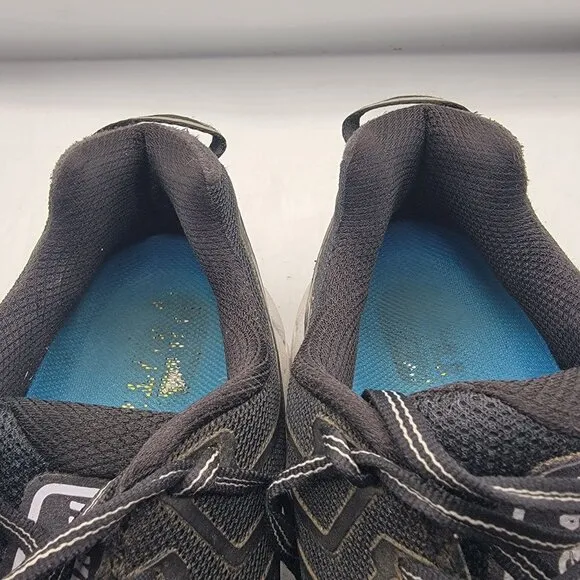 Hoka One One Clifton 4 Mens 10.5 Black White Athletic Shoes Running Walking