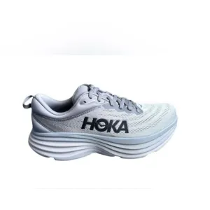 Hoka One One Men's Bondi 8 Running Shoes Gray Size 10D Athletic Sneaker