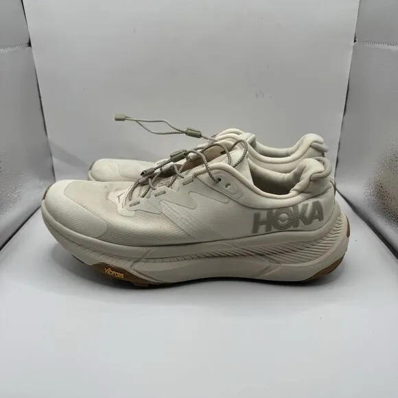 Hoka Women’s Transport Shoes 8.5 Eggnog Vibram Sole Athletic Lifestyle Gorpcore
