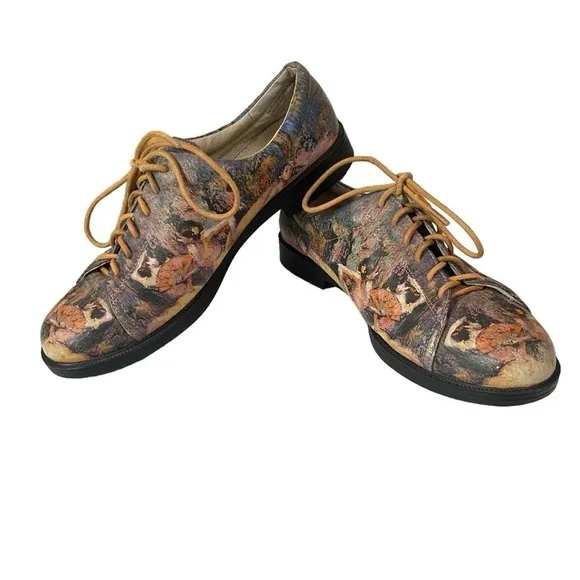 ICON - LEATHER GOLF WALKING SHOES - SIZE 9.5 MEDIUM - EXCELLENT CONDITION S3