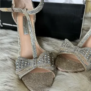 ❤️INC MACYS INTERNATIONAL-CONCEPTS T-STRAP DRESS HEELS SHOES 4” HEELS❤️