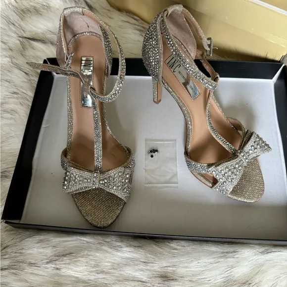 ❤️INC MACYS INTERNATIONAL-CONCEPTS T-STRAP DRESS HEELS SHOES 4” HEELS❤️