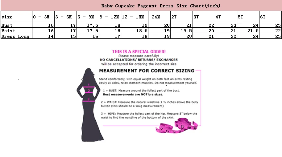 Infant/toddler/baby/children/kids Girl's Cupcake Pageant Dress