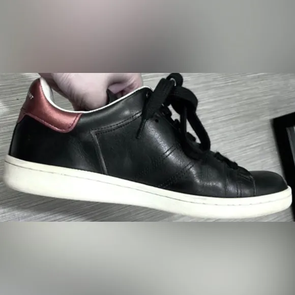 Isabel Marant Bart leather sneakers in Black &amp; Red colors EU Size 36 = US 5.5