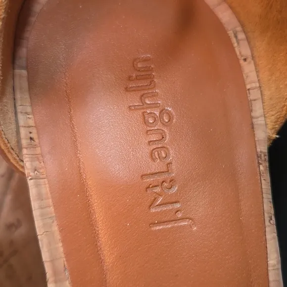 J. Mclaughlin Eavan Cork Wedges Size 8.5