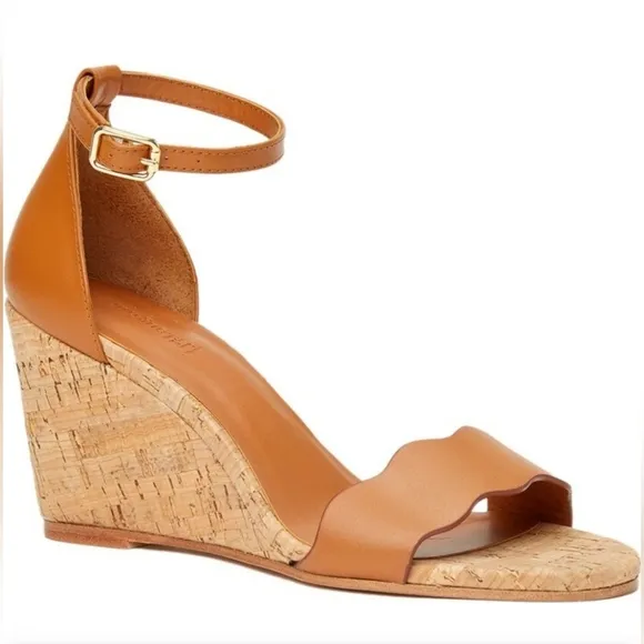 J. Mclaughlin Eavan Cork Wedges Size 8.5