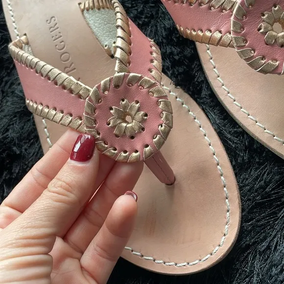 Jack Rogers 7 pink sandals