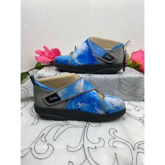 Jambu Women’s Millie Eco Vegan Casual Walking Shoes/Blue/Size 8