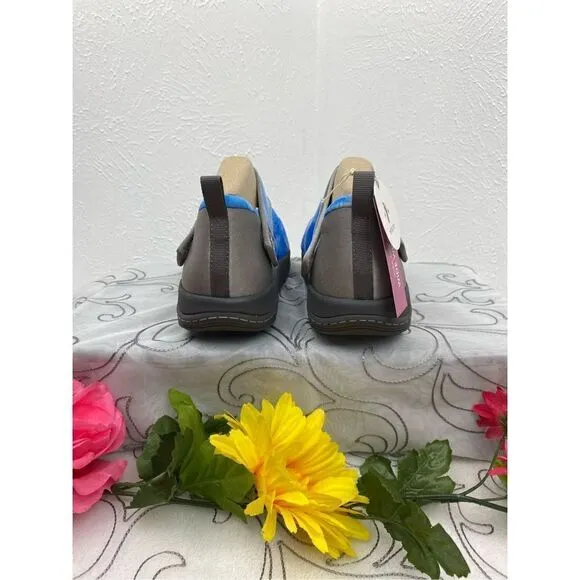 Jambu Women’s Millie Eco Vegan Casual Walking Shoes/Blue/Size 8