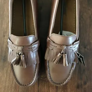 Jarman 551252219 Brown Leather Casual Loafer Sz 8