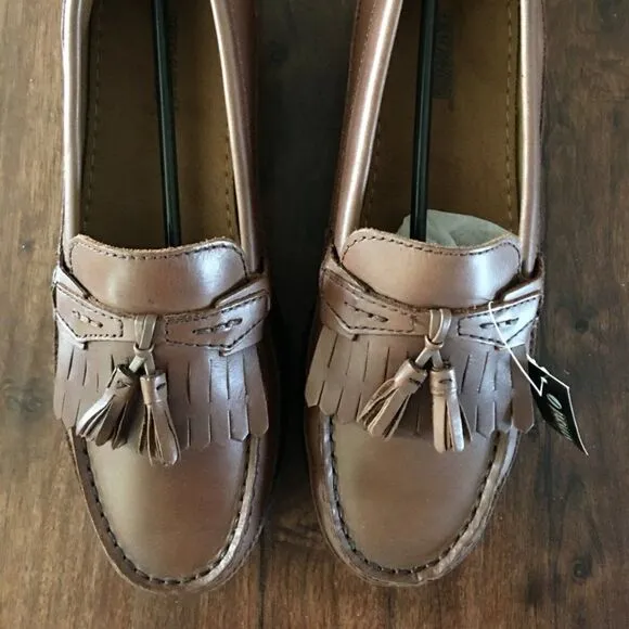 Jarman 551252219 Brown Leather Casual Loafer Sz 8