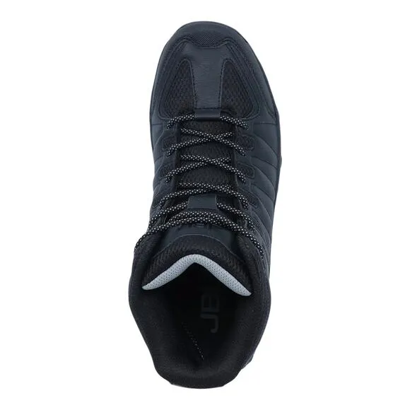 JBU Men's Torrence Lace Up Slip &amp; Water Resistant Hiking Boots Black Size 10