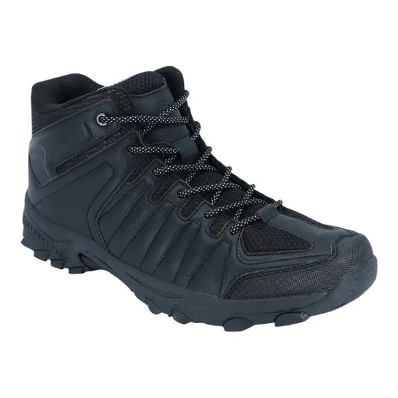 JBU Men's Torrence Lace Up Slip &amp; Water Resistant Hiking Boots Black Size 10