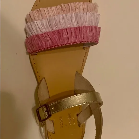 Jcrew Childrenchic®sandals w/rainbow raffia fringe
