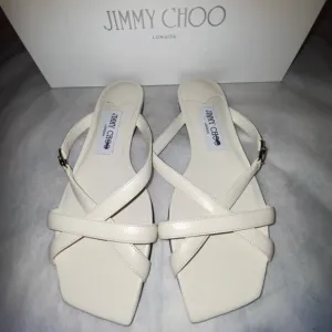 Jimmy Choo White Sandals