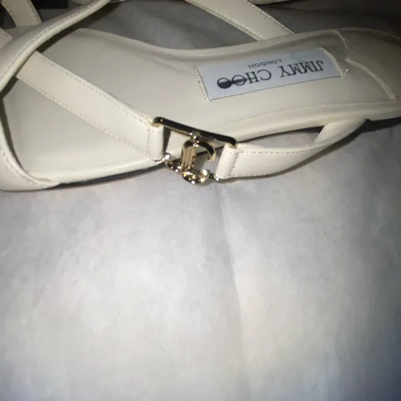 Jimmy Choo White Sandals