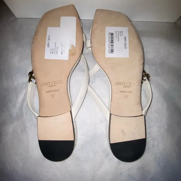 Jimmy Choo White Sandals