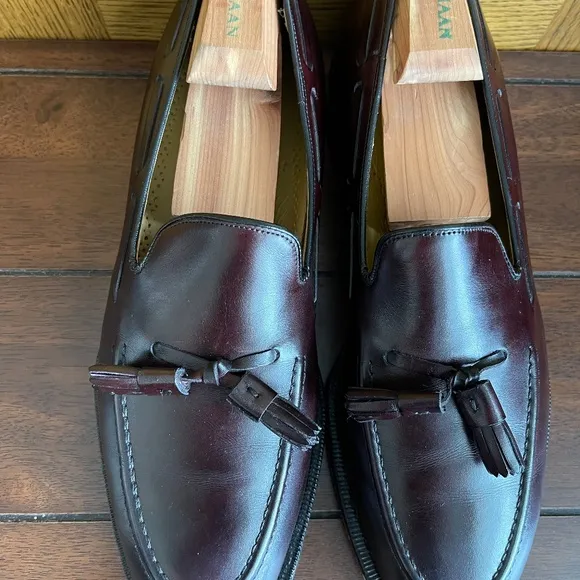 Johnston &amp; Murphy, 10D, Deerfield Burgundy, Aristocrat