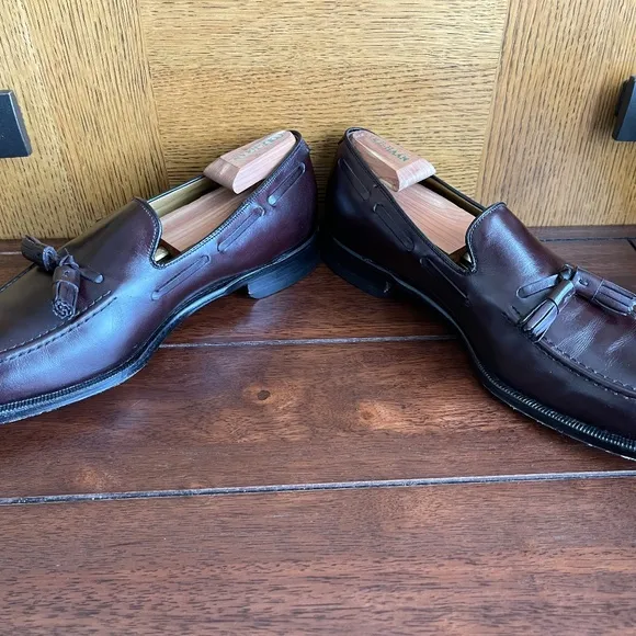 Johnston &amp; Murphy, 10D, Deerfield Burgundy, Aristocrat