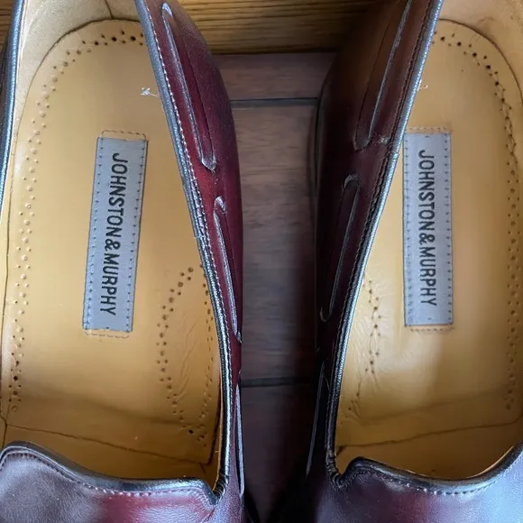 Johnston &amp; Murphy, 10D, Deerfield Burgundy, Aristocrat
