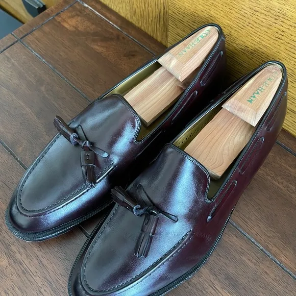 Johnston &amp; Murphy, 10D, Deerfield Burgundy, Aristocrat
