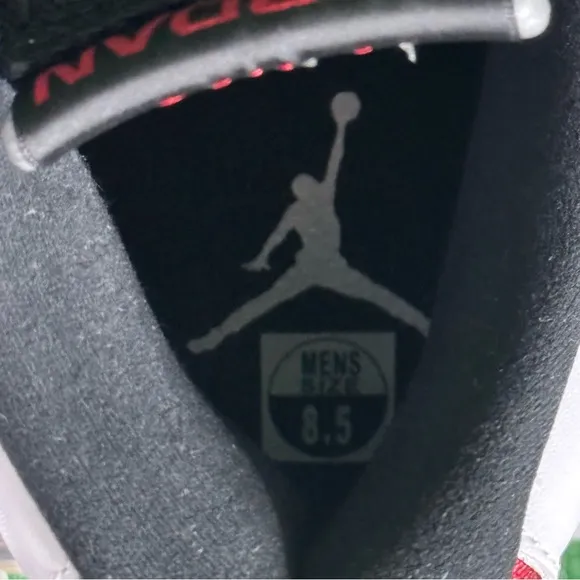 Jordan 14 Athletic Shoes - White, Black, Red