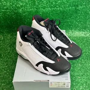 Jordan 14 Athletic Shoes - White, Black, Red