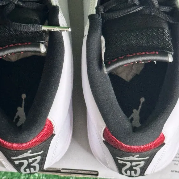 Jordan 14 Athletic Shoes - White, Black, Red