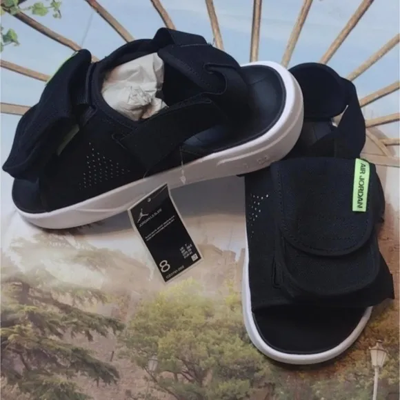 Jordan LS Slides Sandals Size 8‎ NWT