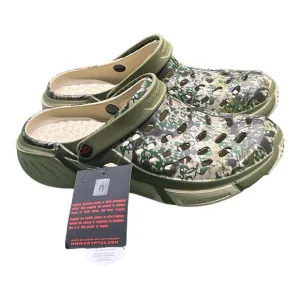 Joybees Men’s Graphic Kryptek Transitional Olive Clog Sandals Size 10. NWT