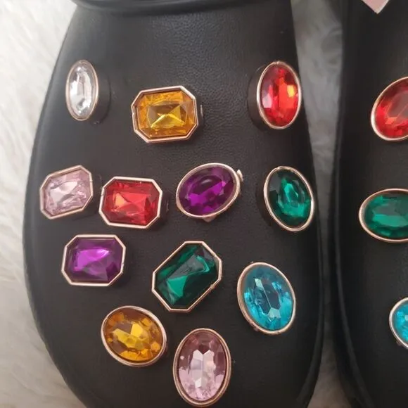 Juicy Multi-Gem Sandals Sz 10