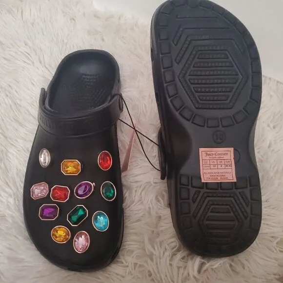 Juicy Multi-Gem Sandals Sz 10