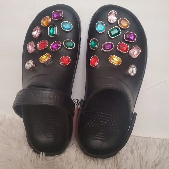 Juicy Multi-Gem Sandals Sz 10