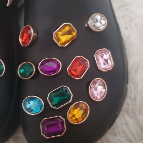 Juicy Multi-Gem Sandals Sz 10