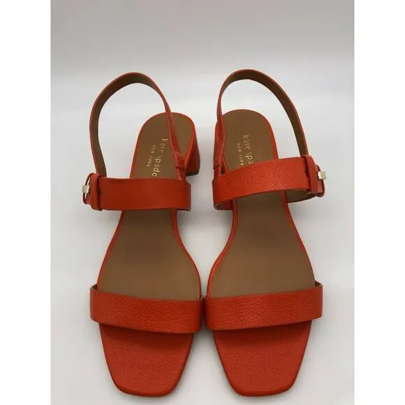 Kate Spade Lagoon Push Stud Women's Sandals Tamarillo Size 7.5B NEW🛒