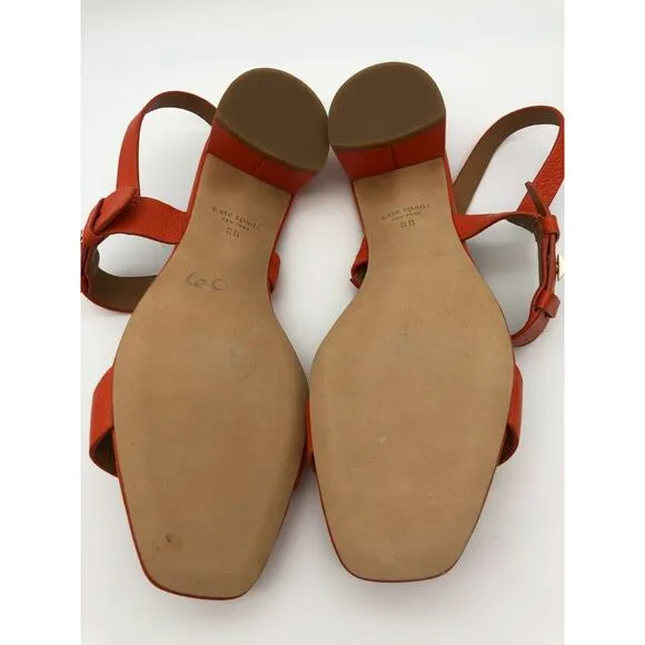 Kate Spade Lagoon Push Stud Women's Sandals Tamarillo Size 7.5B NEW🛒