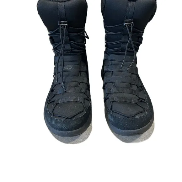Keen women Uneek SNK 2 waterproof 7 Chukka Boot Black Light Warm Hiking Outdoor