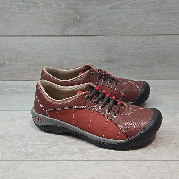 Keen Womens Leather Casual Shoes Sneakers Shoes Sz 8.5