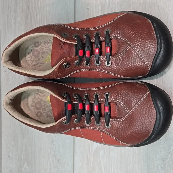 Keen Womens Leather Casual Shoes Sneakers Shoes Sz 8.5
